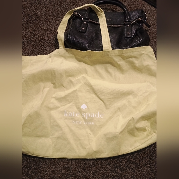 Kate Spade Black Leather Satchel & Shopping Tote Bundle - Picture 12 of 13